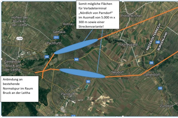 Güterverladeterminal im Norden von Parndorf? Güterverladeterminal im Norden von Parndorf?