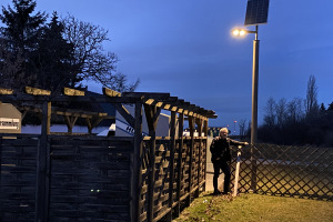Neue Solar-LED-Laterne 