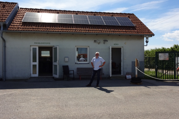 Photovoltaikanlage am Dach der Altstoffsammelstelle-Parndorf fertiggestellt!
